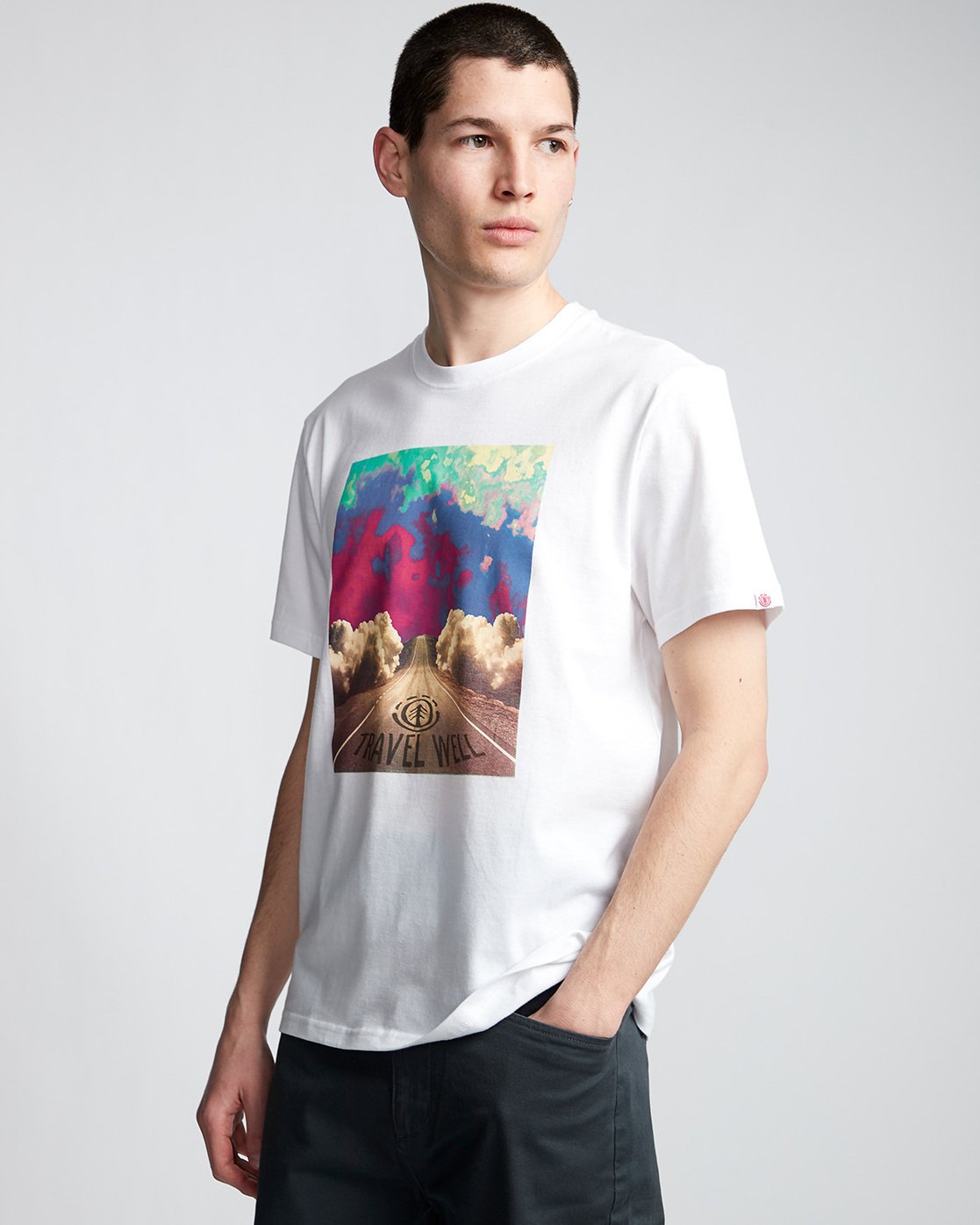 0 Lush - T-Shirt White Q1SSD4ELF9 Element