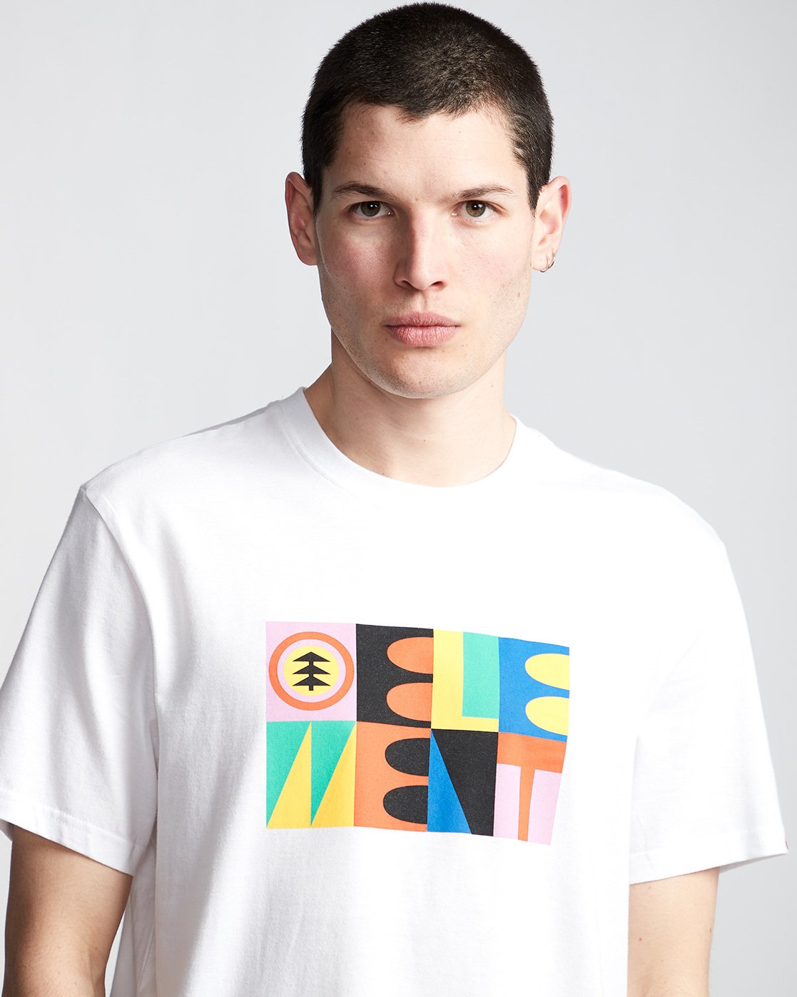 1 Barren - T-Shirt White Q1SSD6ELF9 Element