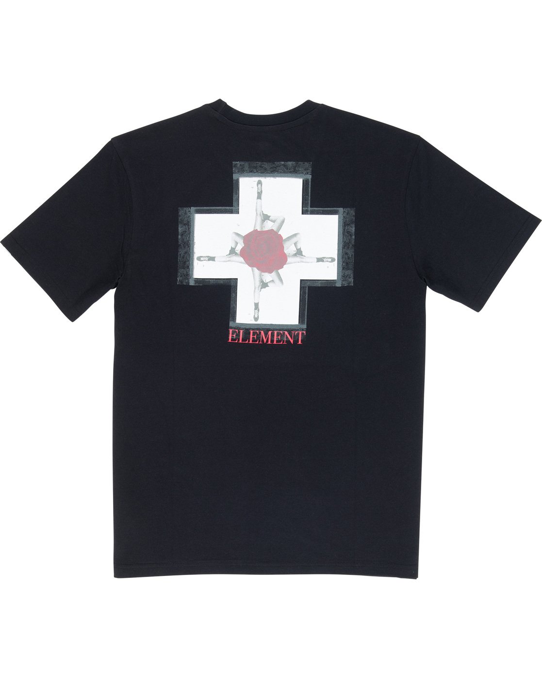 6 Burst - T-Shirt Black Q1SSE1ELF9 Element