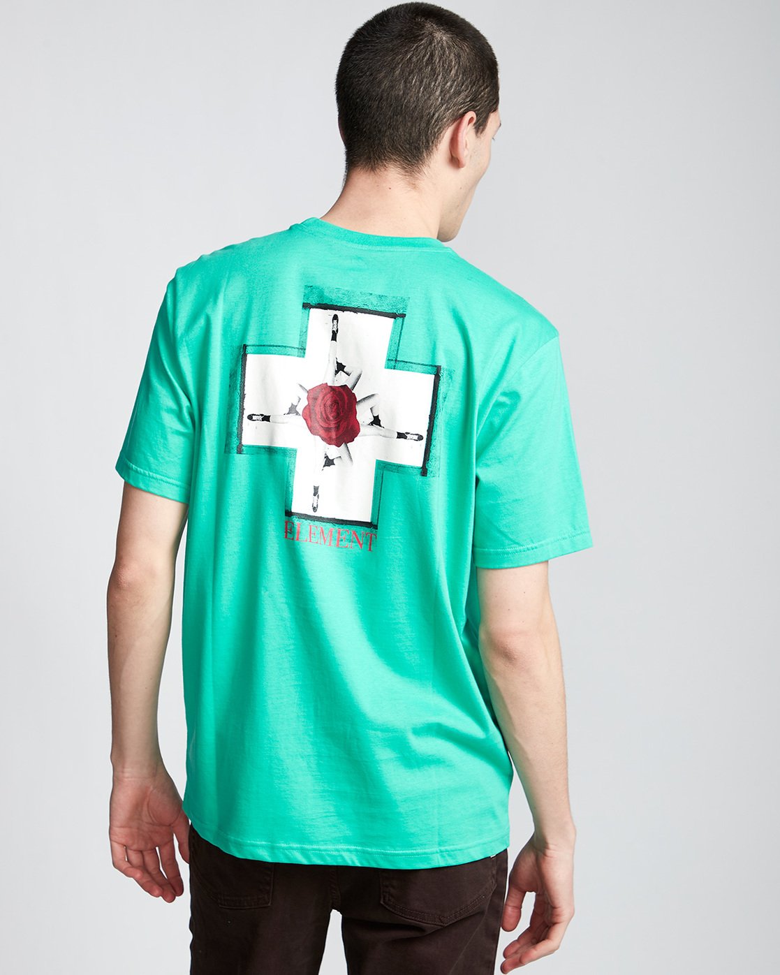 2 Burst - T-Shirt Green Q1SSE1ELF9 Element