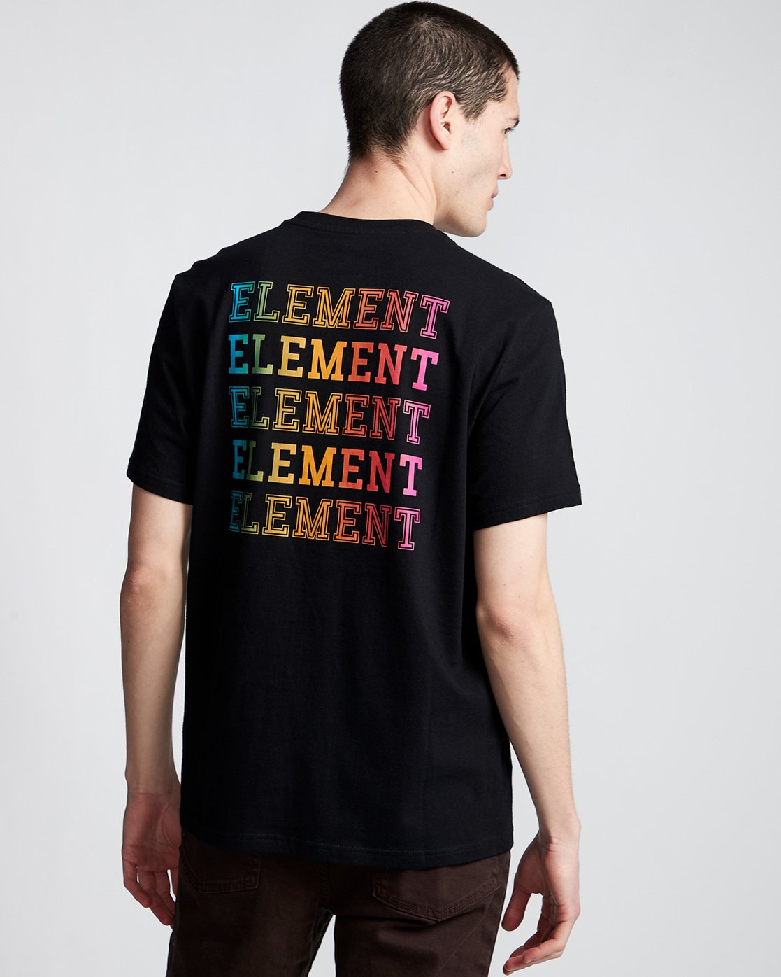2 Drop - T-Shirt Black Q1SSE4ELF9 Element