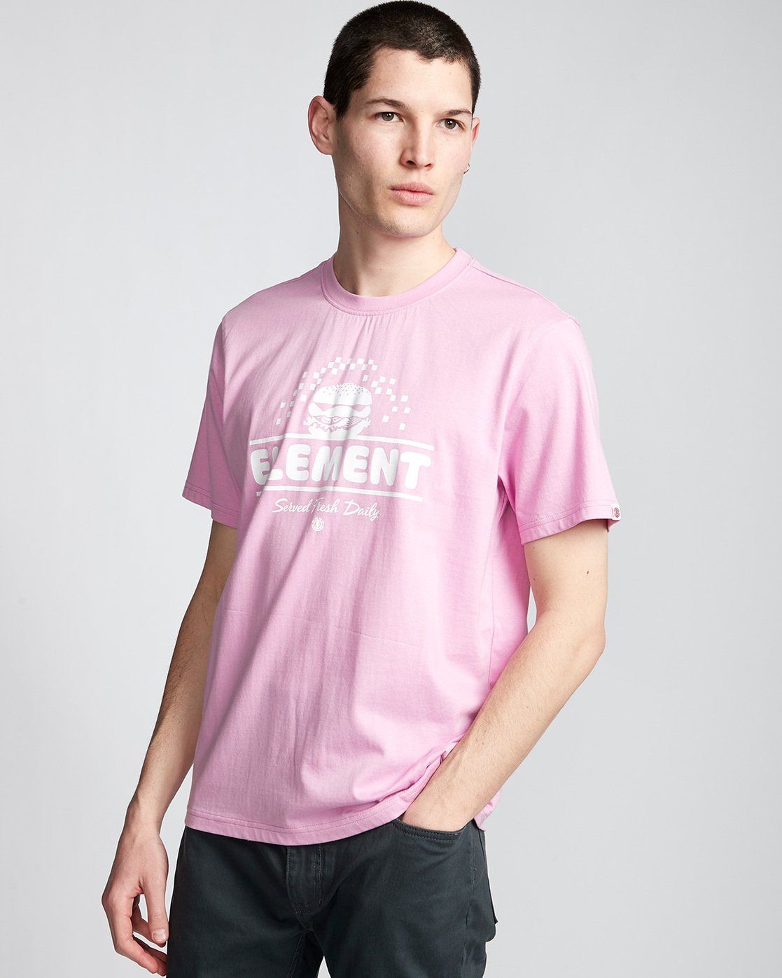 0 Burger - T-Shirt Purple Q1SSE7ELF9 Element