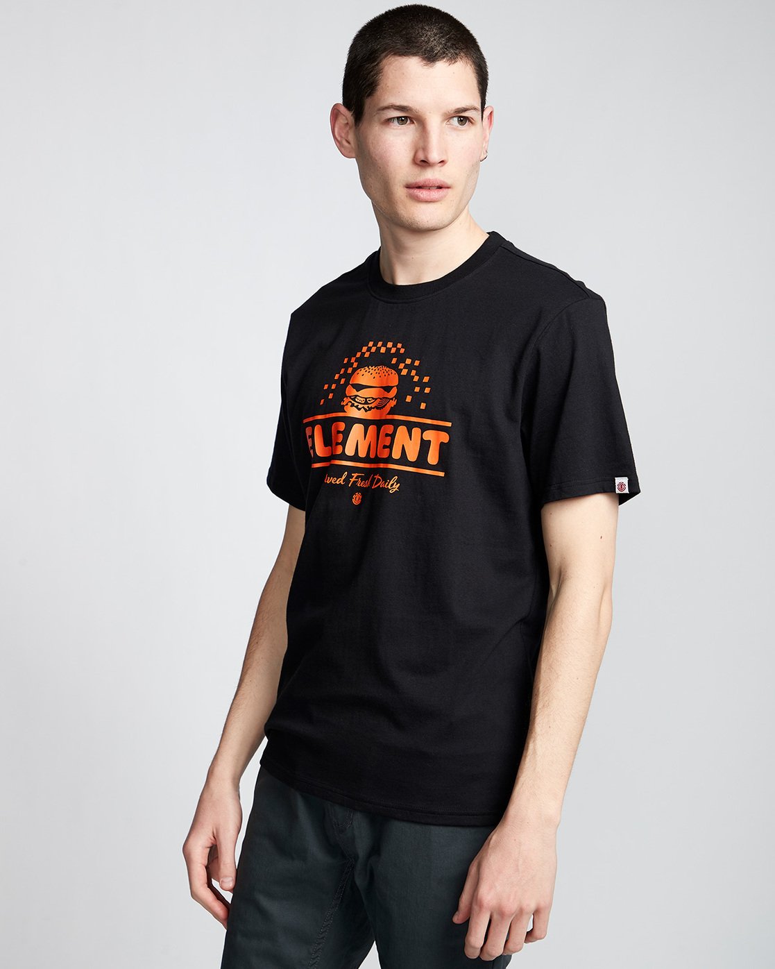 0 Burger - T-Shirt Black Q1SSE7ELF9 Element