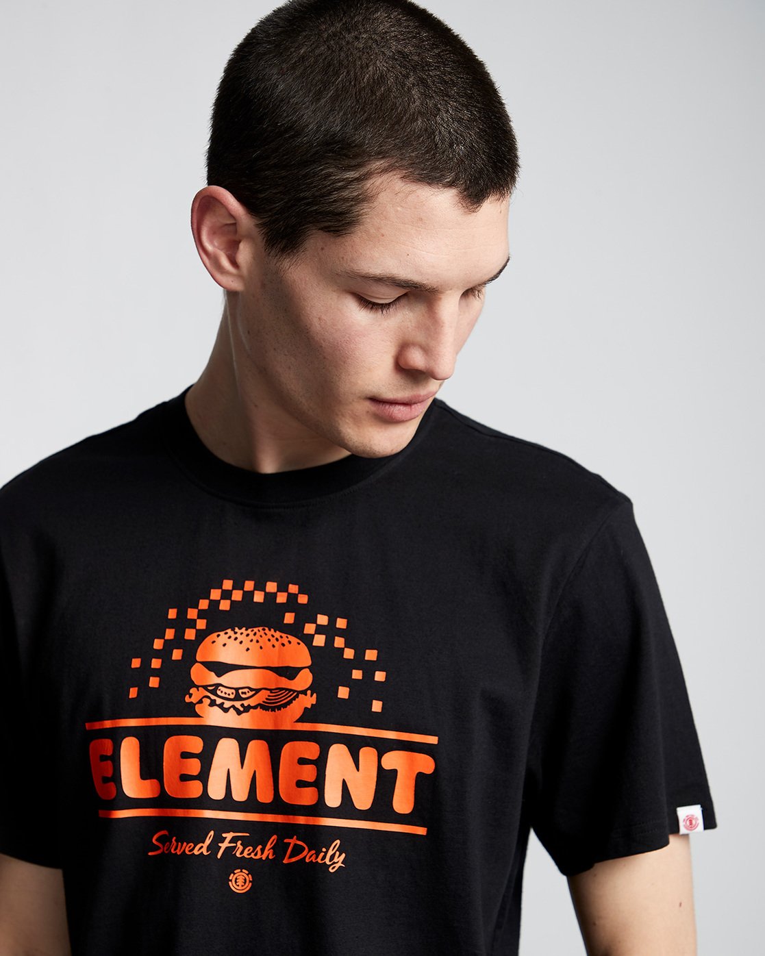 1 Burger - T-Shirt Black Q1SSE7ELF9 Element