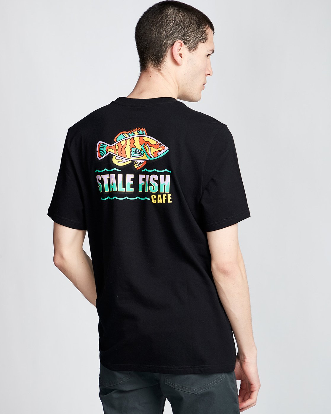 2 Stale Fish - T-Shirt Black Q1SSE8ELF9 Element