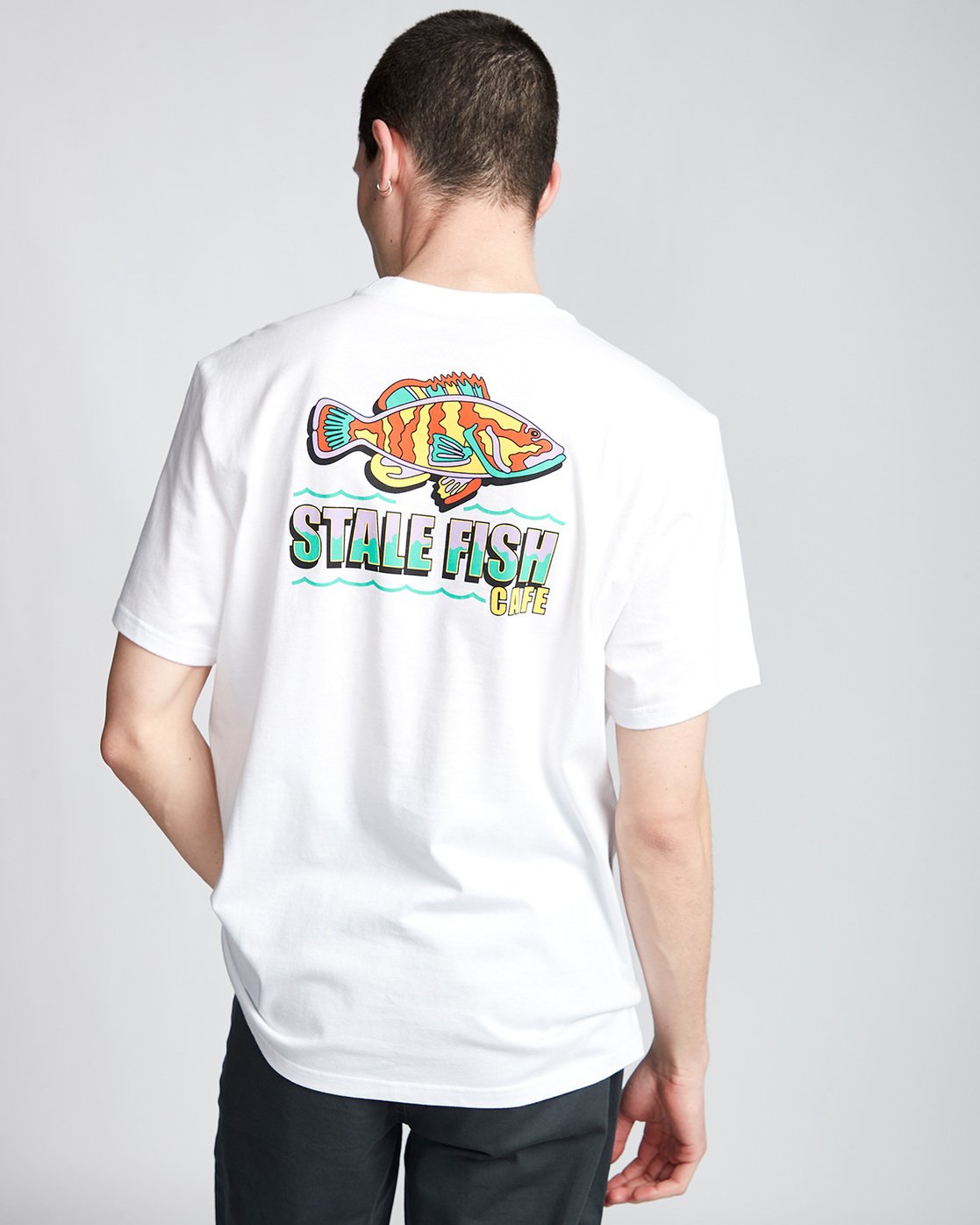 1 Stale Fish - T-Shirt White Q1SSE8ELF9 Element