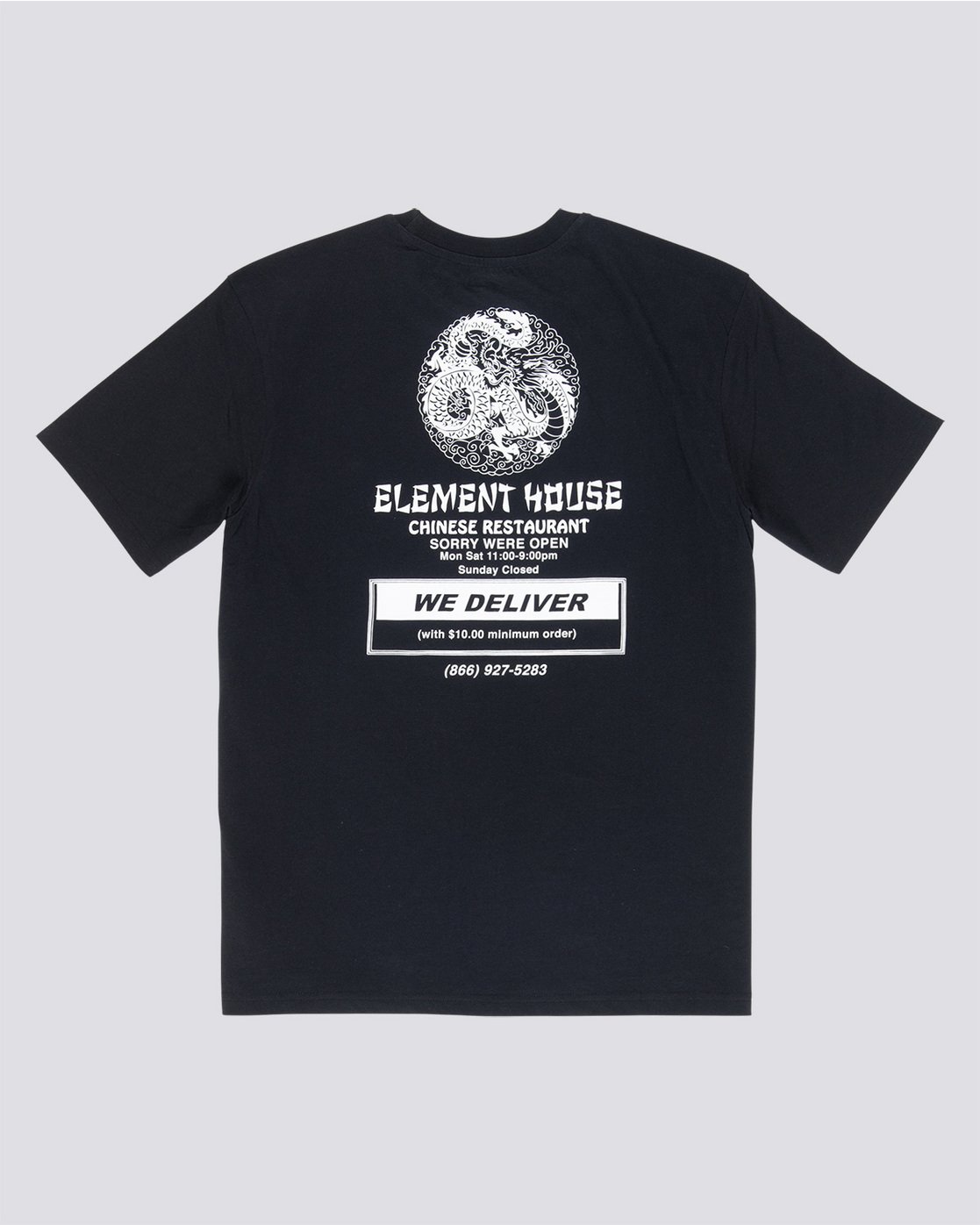 4 Delivery - T-Shirt Black Q1SSE9ELF9 Element