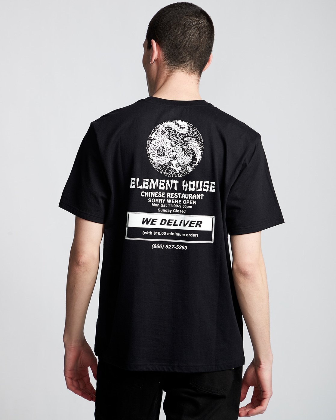 2 Delivery - T-Shirt Black Q1SSE9ELF9 Element