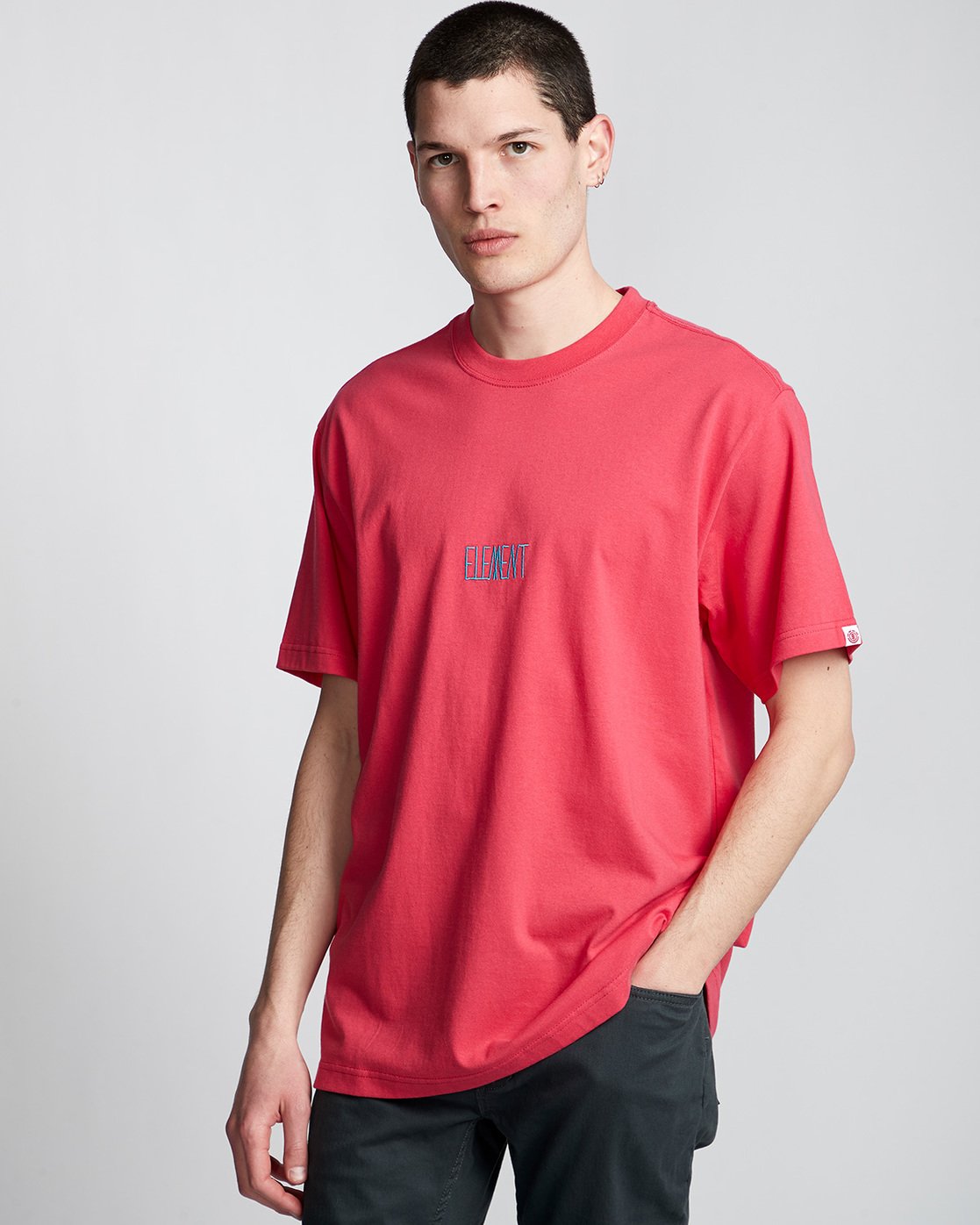 0 Oversize - T-Shirt Pink Q1SSF1ELF9 Element