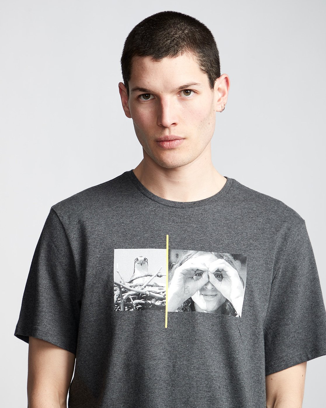 1 Hawk Smith - T-Shirt Gray Q1SSF4ELF9 Element