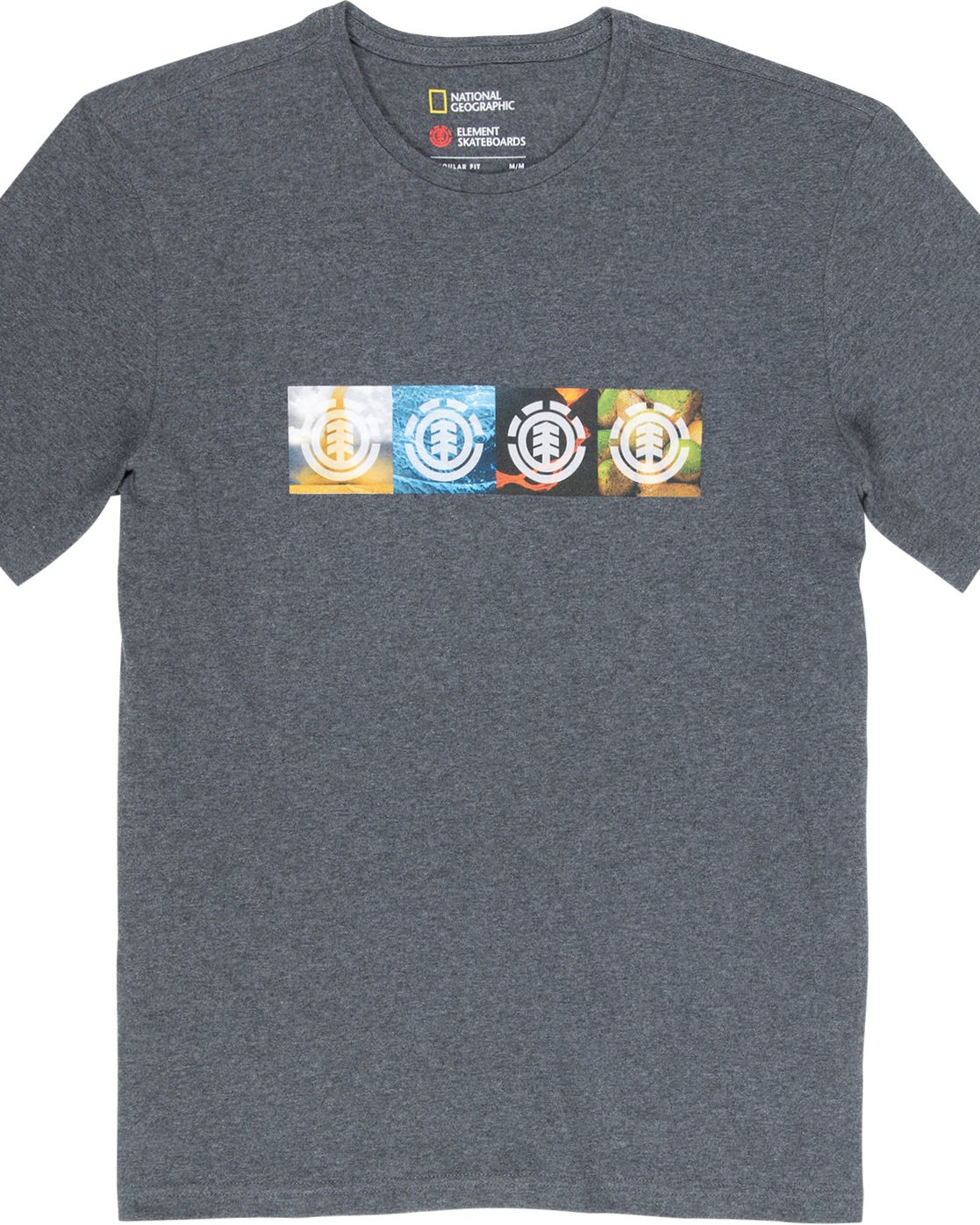 4 Horizontal Seasons - T-Shirt Gray Q1SSG2ELF9 Element