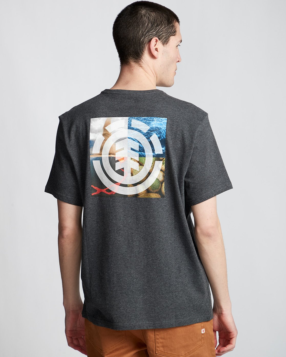 2 Quadrant Seasons - T-Shirt Gray Q1SSG3ELF9 Element