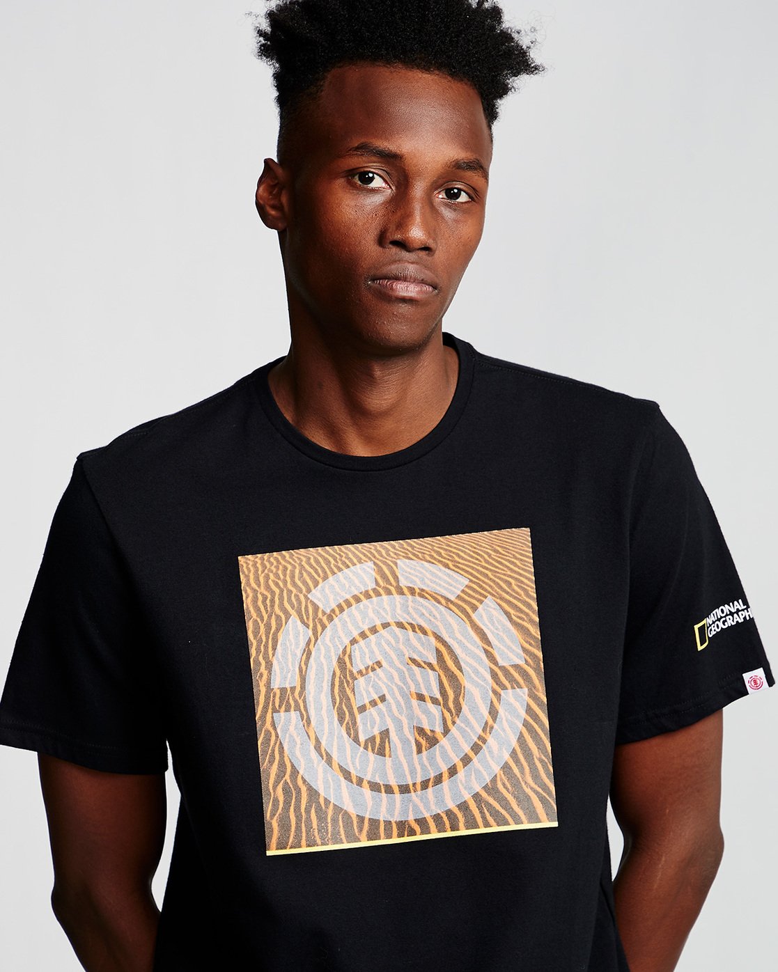 1 Dunes Icon - T-Shirt Black Q1SSG4ELF9 Element