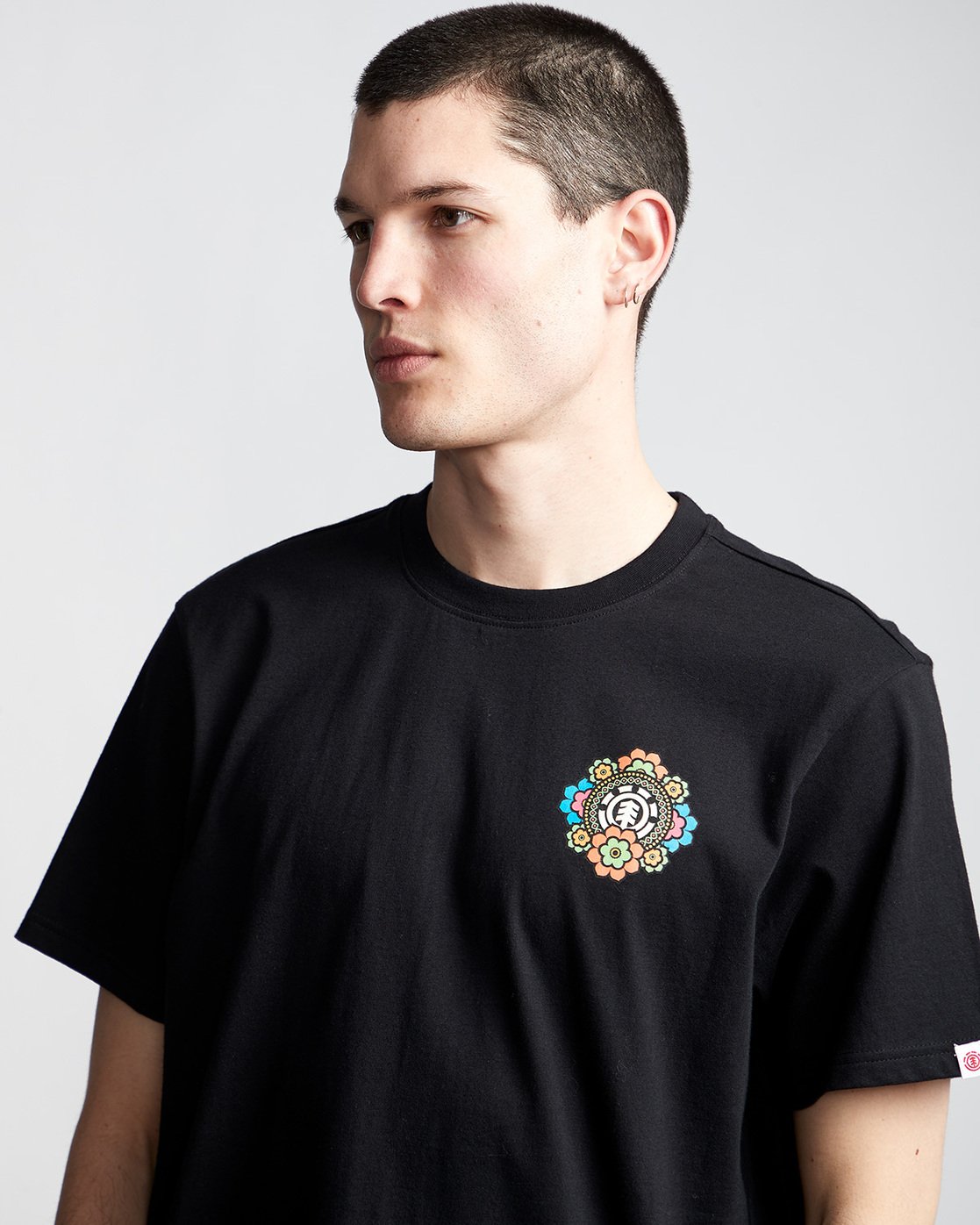 1 Abyss - T-Shirt Black Q1SSH3ELF9 Element