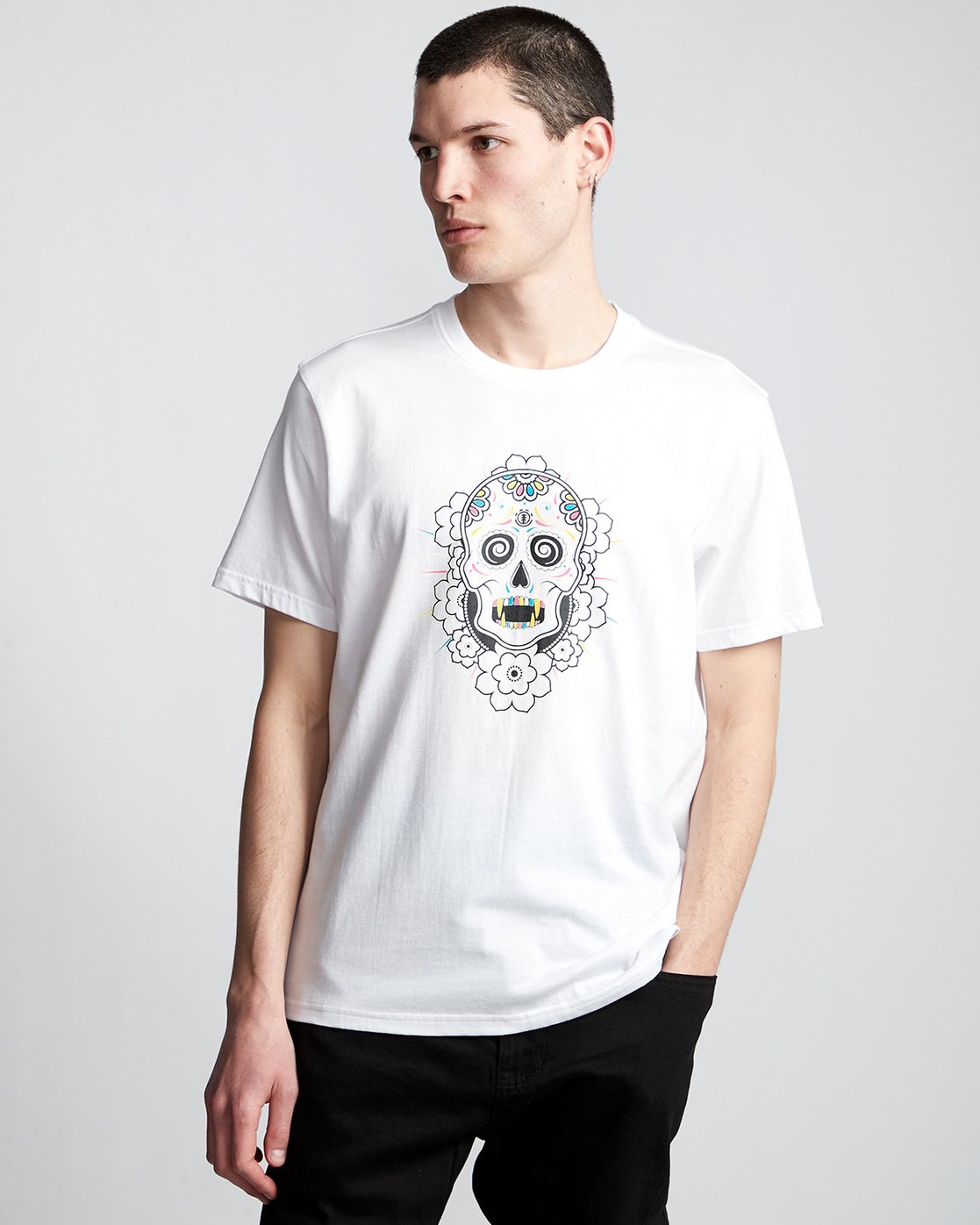 0 Cataclysm - T-Shirt White Q1SSH4ELF9 Element