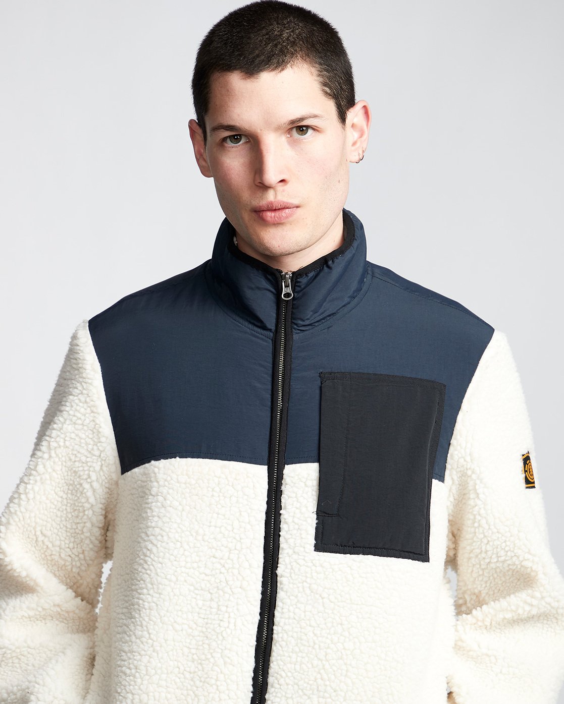 1 Abenaki Warm - Zip-Up Sweatshirt White Q1WAA4ELF9 Element