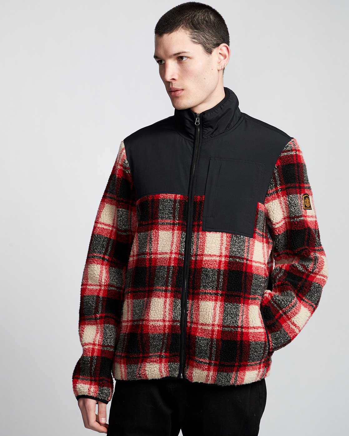 0 Abenaki Warm - Zip-Up Sweatshirt Black Q1WAA4ELF9 Element