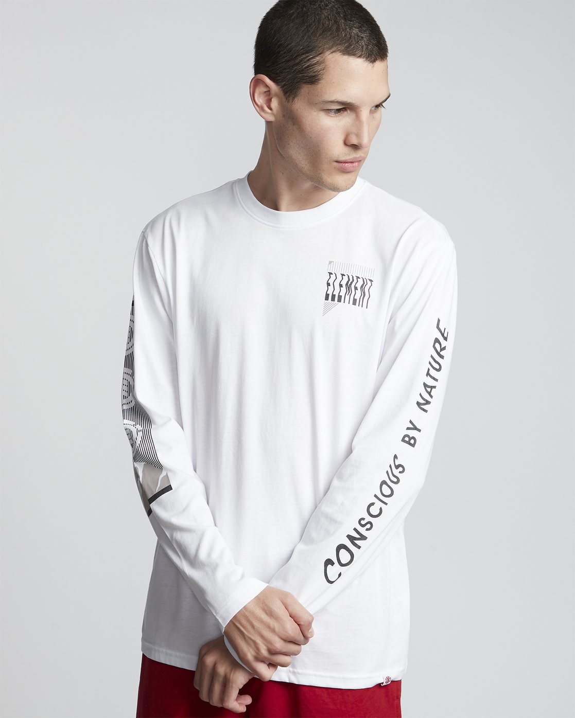 t shirt long homme blanc