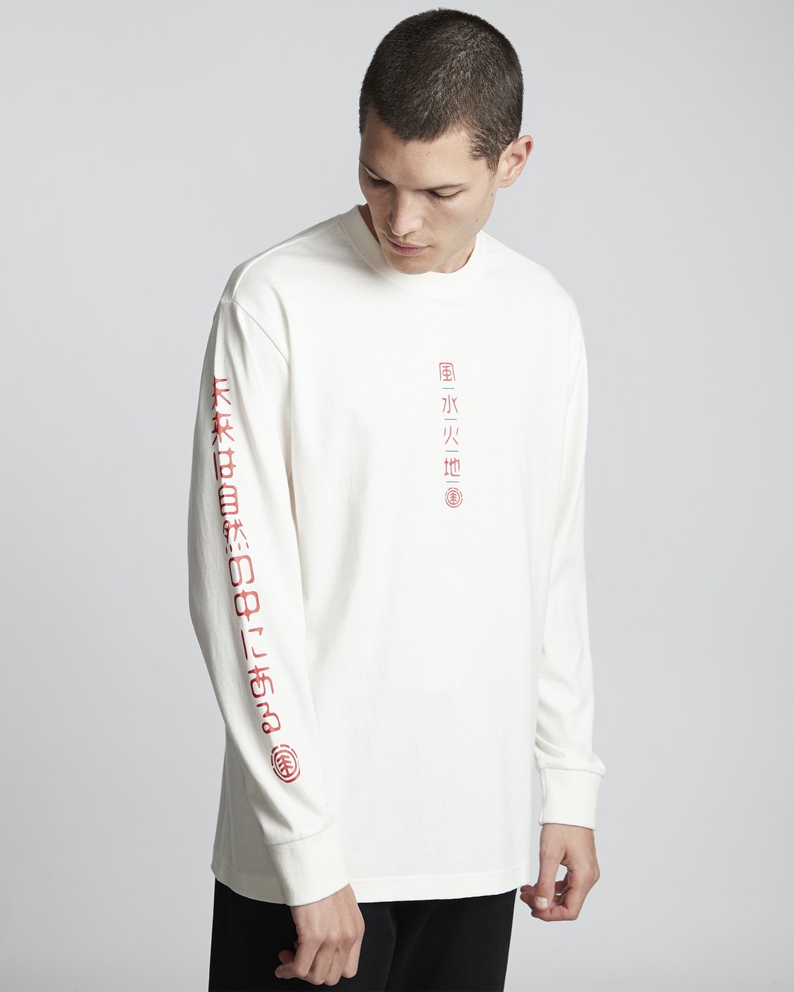 maglia maniche lunghe off white