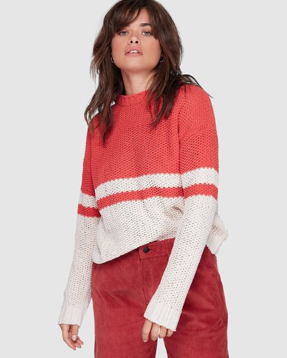 0 RADAR KNITTED SWEATER Red 207421 Element