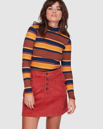 0 RYDER CORDUROY SKIRT Red 207852 Element