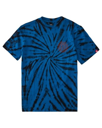 0 Boys' Drake Short Sleeve T-Shirt Blue ALBZT00159 Element