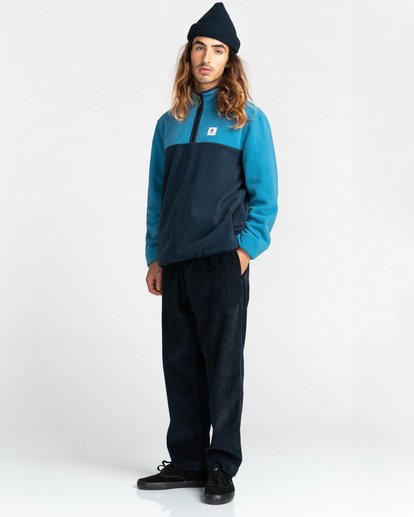 5 Abenaki Quarter-Zip Fleece Blue ALYFT00141 Element