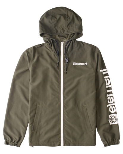 Alder Graphic Shell Zip-Up Windbreaker Jacket | Element