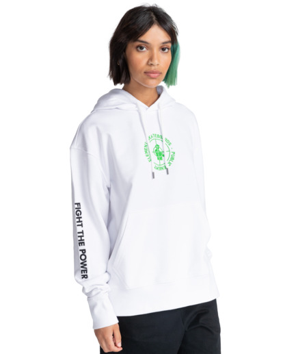 1 PUBLIC ENEMY X ELEMENT TARGET PULLOVER HOODIE White ALYSF00154 Element