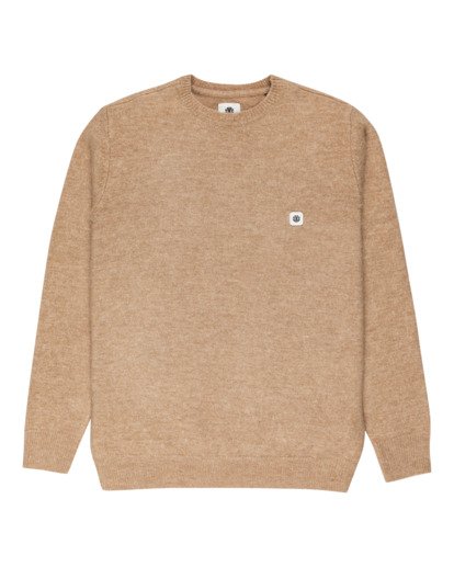 Tan 2024 crewneck sweater