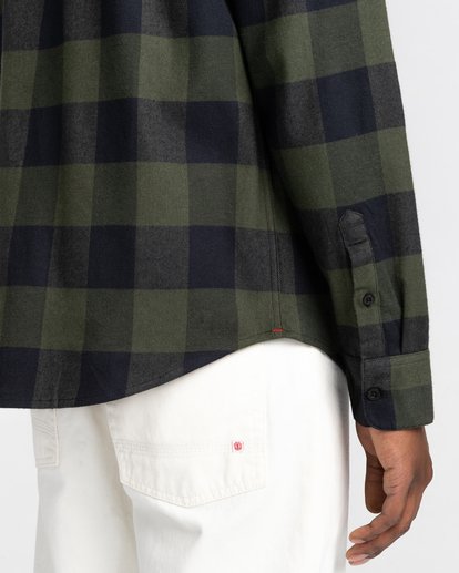 4 Tacoma Flannel Shirt Green ALYWT00121 Element