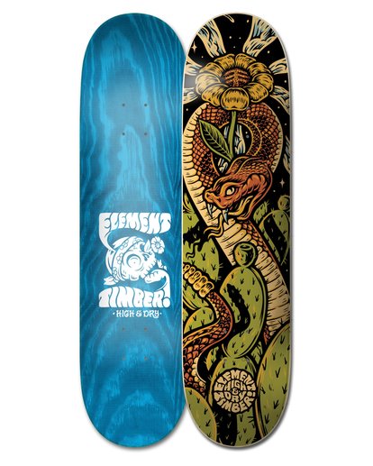 0 Timber High Dry Snake Skateboard Deck Multicolor ALYXD00127 Element