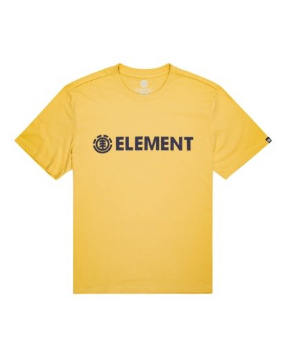 0 Blazin' Short Sleeve T-Shirt Yellow ALYZT00276 Element