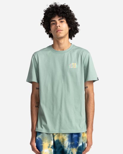 2 Burkett Short Sleeve T-Shirt Green ALYZT00422 Element