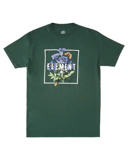 0 Gentiana Box Short Sleeve T-Shirt Green ALYZT00444 Element