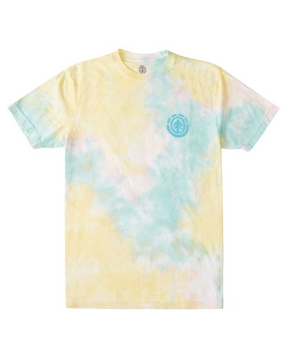 0 Alright Alright Short Sleeve Tie-Dye T-Shirt Yellow ALYZT00449 Element