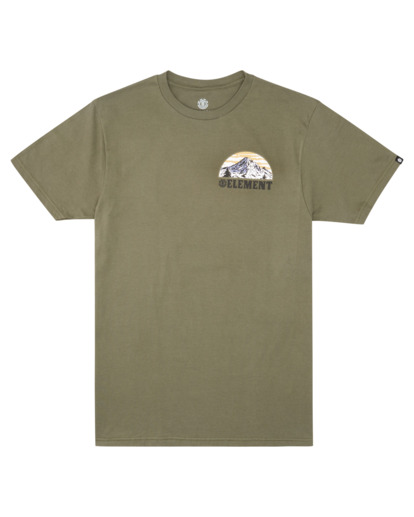 0 Timberline Short Sleeve T-Shirt Beige ALYZT00512 Element