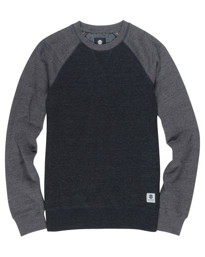 0 Boy'S Meridian Block Crew Neck Fleece Blue B632QEMC Element