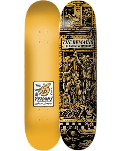 2 TIMBER REMAINS TAXI 8.5 SKATEBOARD DECK Multicolor BDLG3TR2 Element