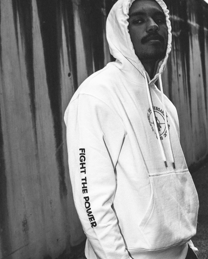 1 Public Enemy x Element Target - Sweat à capuche Blanc C1HOC4ELP2 Element