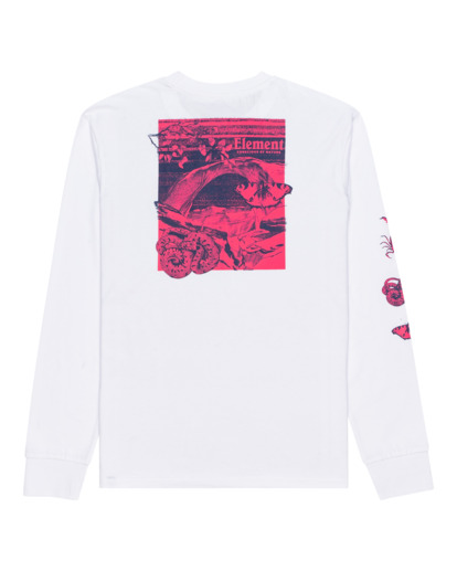 1 Catron - Longsleeve für Männer Weiss C1LSB5ELP2 Element