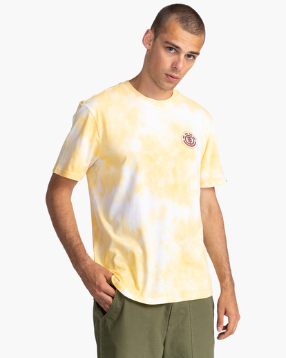 3 Seal Td - T-shirt manches courtes pour Homme Jaune C1SSJ7ELP2 Element