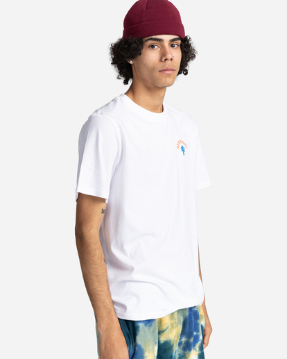 3 Iota - Camiseta de manga corta para Hombre Blanco C1SSL9ELP2 Element