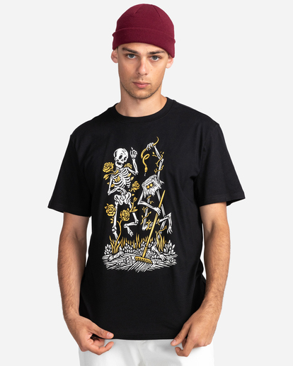 2 The Dance - Camiseta de manga corta para Hombre Negro C1SSM8ELP2 Element