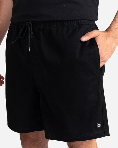 3 Valley Twill - Short pour Homme Noir C1WKC1ELP2 Element