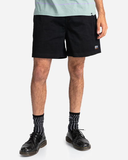 1 Wander Twill - Shorts für Männer Schwarz C1WKE2ELP2 Element