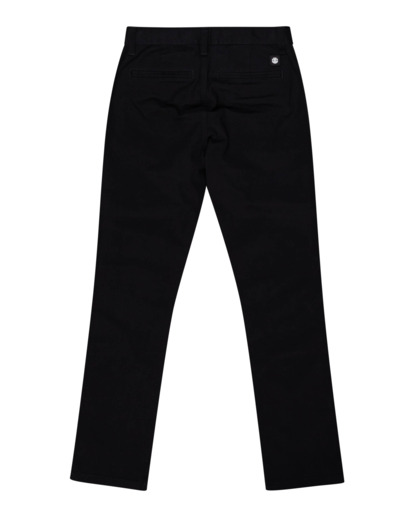 1 Howland Classic 2022 - Chino pour Garçon 8-16 ans Noir C2PTA3ELP2 Element