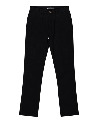 0 Howland Classic - Chino pour Garçon 8-16 ans Noir C2PTA3ELP2 Element