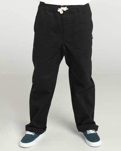 2 Chillin' Twill - Trousers for Boys Black C2PTA4ELP2 Element