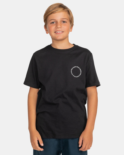 2 Delmar - T-shirt manches courtes pour Garçon 8-16 ans Noir C2SSE5ELP2 Element